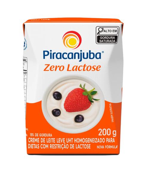 CREME DE LEITE PIRACANJUBA 200G SEM LACTOSE