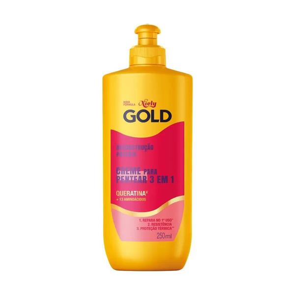 CREME DE PENTEAR NIELY GOLD 500ML QUERATINA