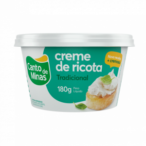 CREME DE RICOTA CANTO DE MINAS 180G TRADICIONAL