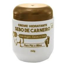 CREME SEBO DE CARNEIRO 240G P/ PÉS E MÃOS