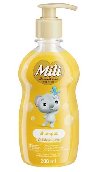 SHAMPOO MILI 200ML TALCO SUAVE