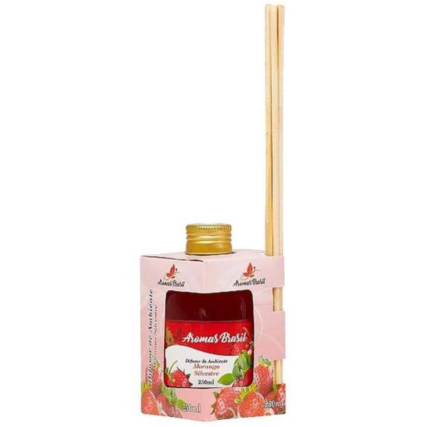 DIFUSOR DE AMBIENTE AROMAS BRASIL 250ML MORANGO SILVESTRE