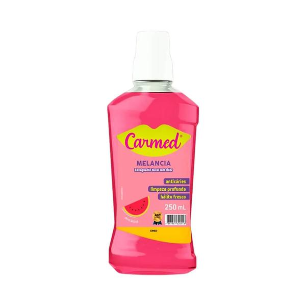 ENXAGUANTE  BUCAL CARMED MELANCIA 250ML