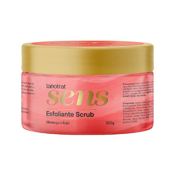 ESFOLIANTE LABOTRAT SENS 300G MORANGO E RUBI