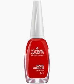 ESMALTE COLORAMA 8ML TAPETE VERMELHO