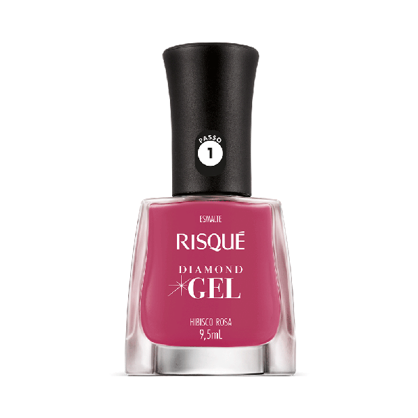 ESMALTE RISQUE GEL 9,5ML  HIBISCO ROSA