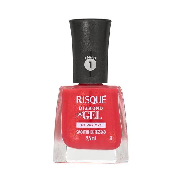 ESMALTE RISQUE GEL 9,5ML SMOOTHIE DE PÊSSEGO