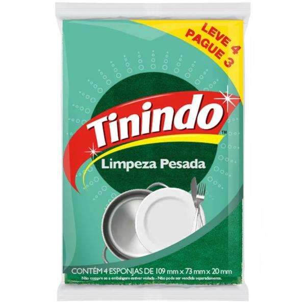 ESPONJA TININDO 4UN LIMPEZA PESADA MULTIUSO