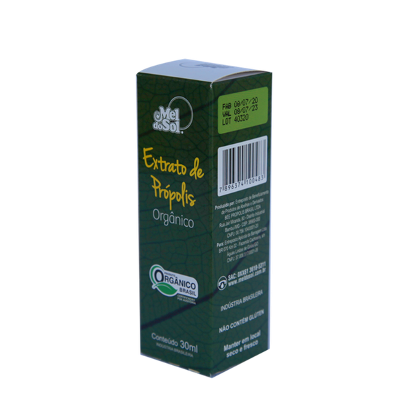 EXTRATO DE PROPOLIS VERDE 11% 30ML MEL DO SOL