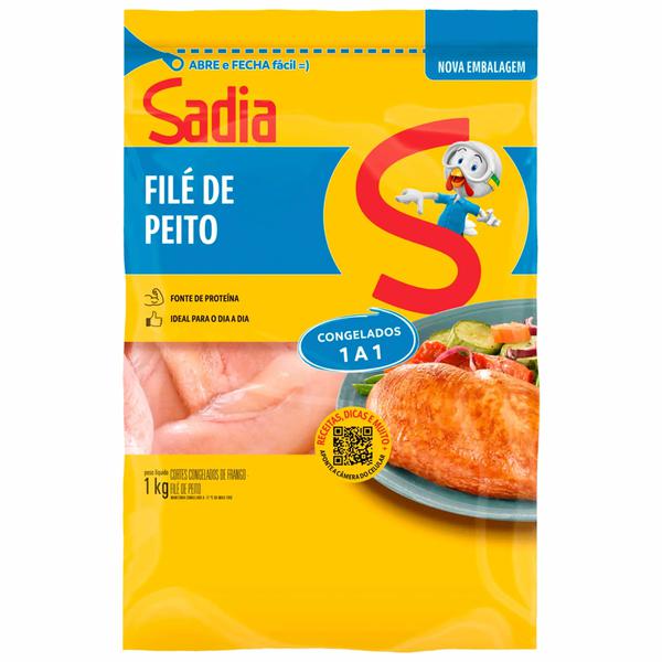 FILE DE PEITO FRANGO 1KG IQF SADIA