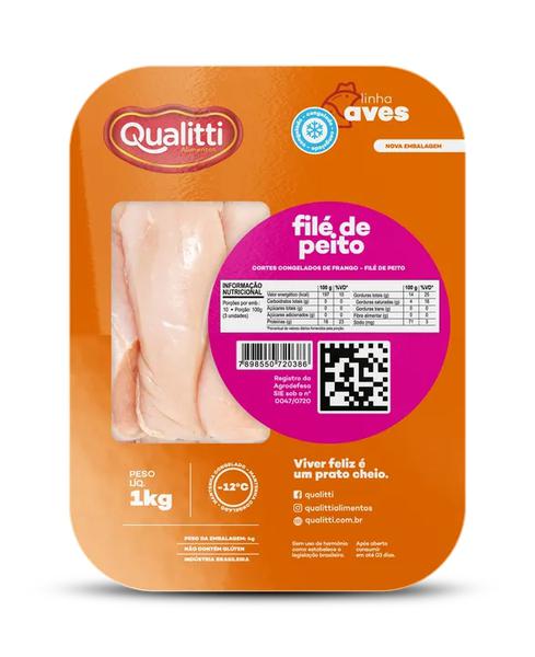 FILE DE PEITO FRANGO 1KG QUALITTI