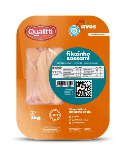 FILEZINHO SASSAMI FRANGO 1KG QUALITTI