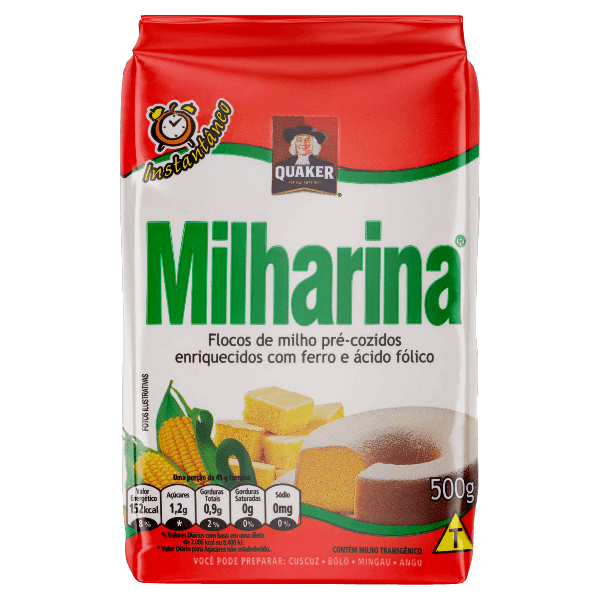FLOCOS MILHO MILHARINA 500G