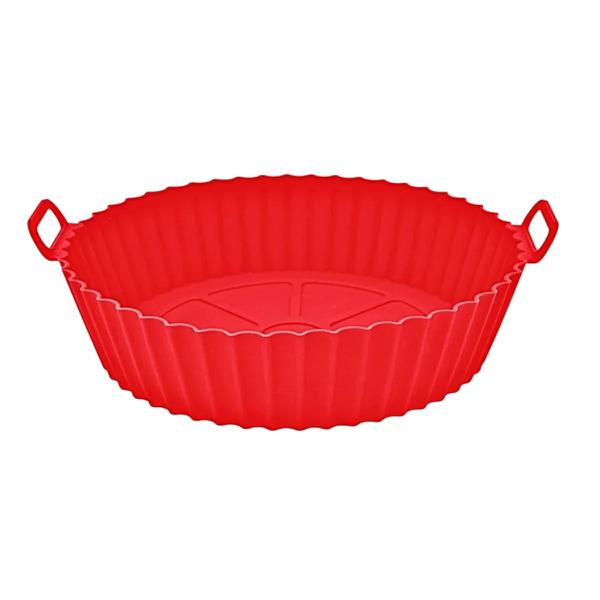 FORMA SILICONE AIR FRYER VERMELHA