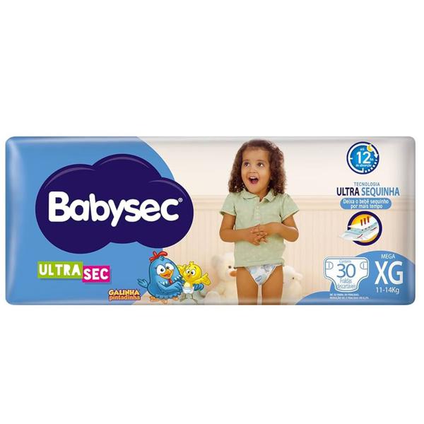 FRALDA BABYSEC CLÁSSICA MEGA XG