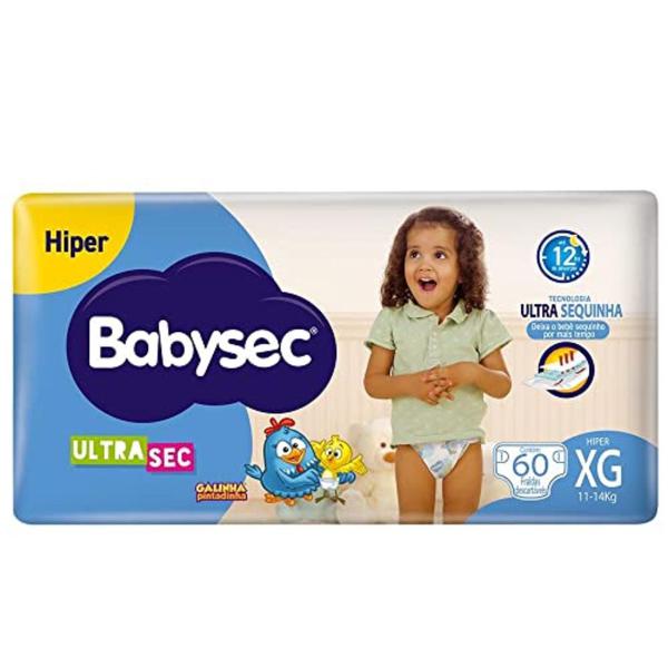 FRALDA BABYSEC HIPER TRADICIONAL XG
