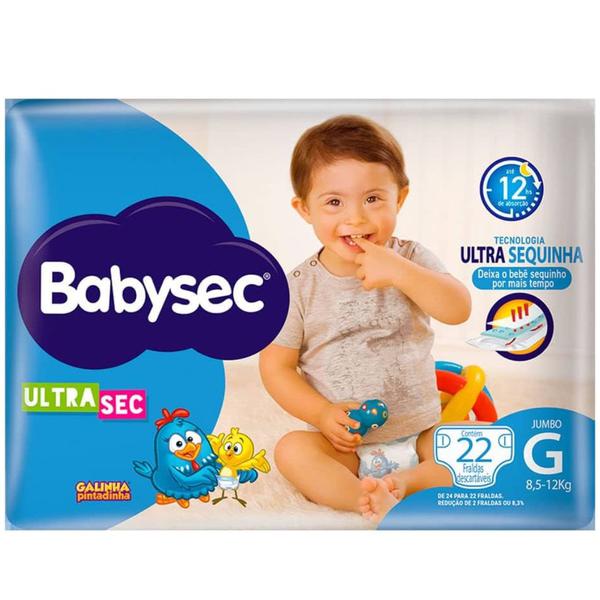 FRALDA BABYSEC JUMBO G