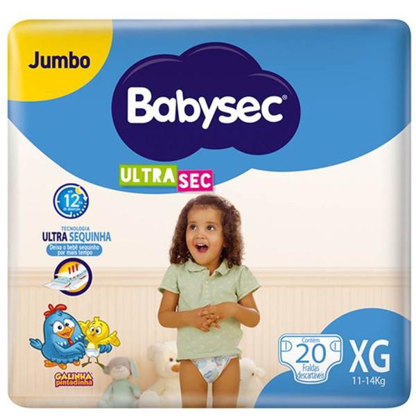 FRALDA BABYSEC JUMBO XG