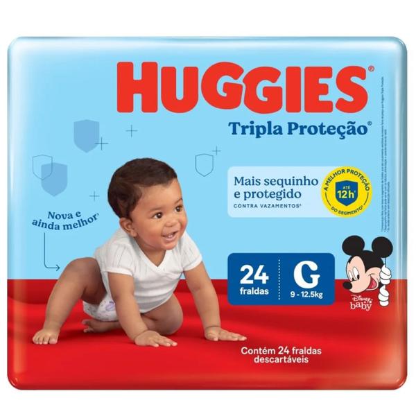 FRALDA HUGGIES JUMBO G