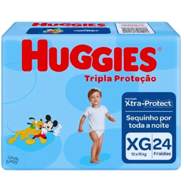 FRALDA HUGGIES JUMBO XG