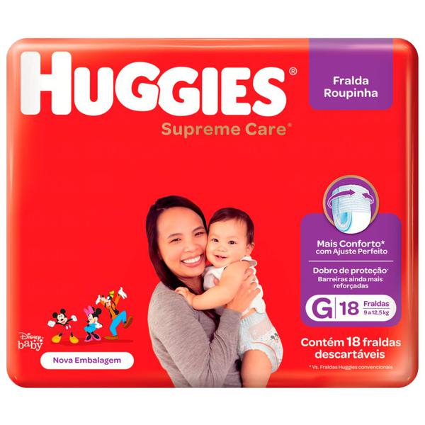FRALDA HUGGIES ROUPINHA JUMBINHO G
