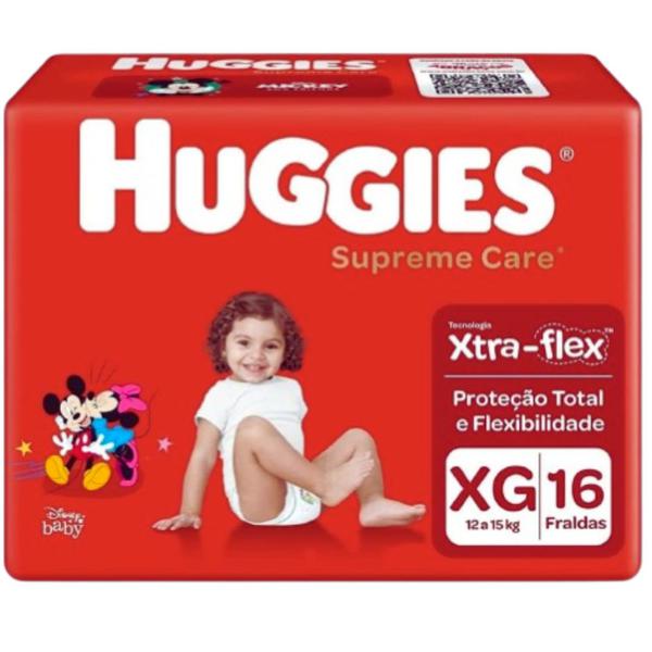 FRALDA HUGGIES SUPREME CARE TRADICIONAL XG