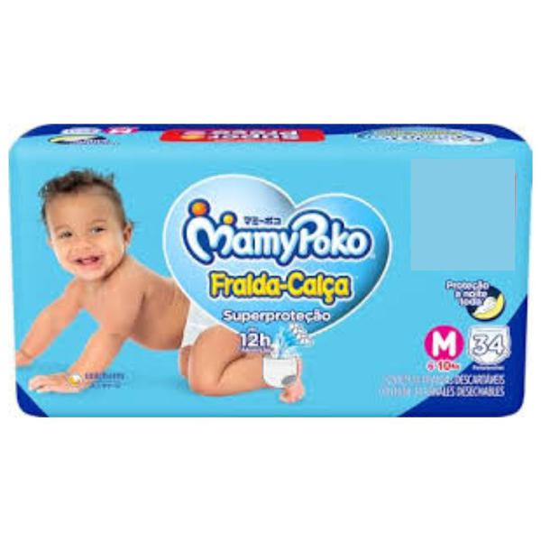 FRALDA MAMYPOKO JUMBO CALÇA AZUL M