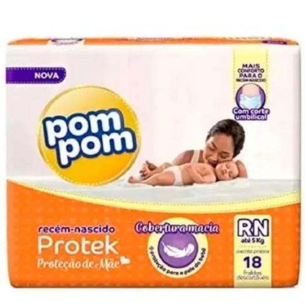 FRALDA POMPOM PROTEK RN