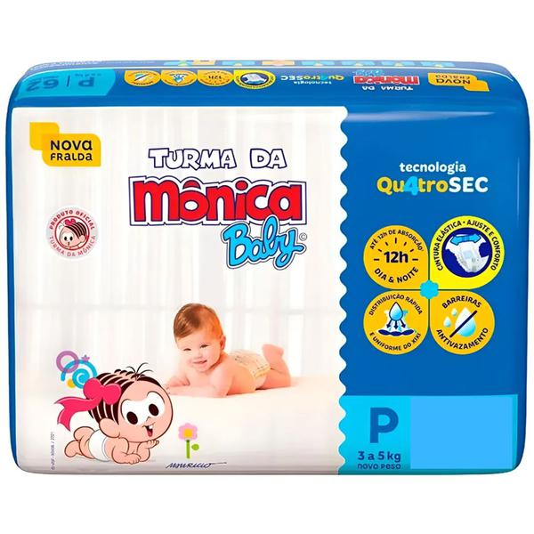 FRALDA TURMA DA MONICA BABY JUMBO P