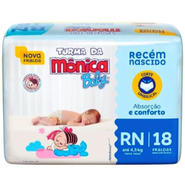 FRALDA TURMA DA MONICA BABY RN