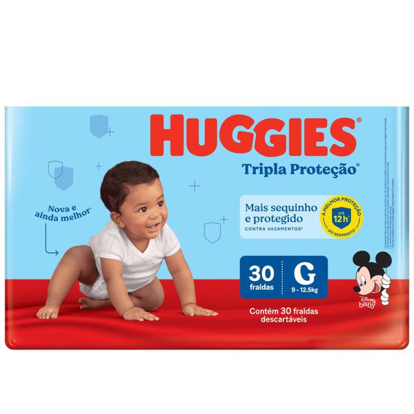 FRALDAS HUGGIES MEGUINHA G