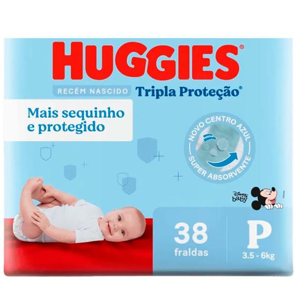 FRALDAS HUGGIES MEGUINHA P