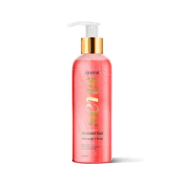 GEL SHOWER LABOTRAT SENS 230ML MORANGO E RUBI