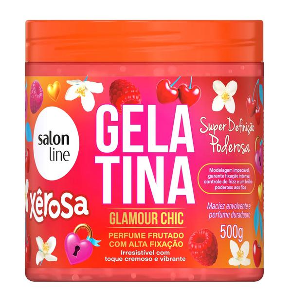 GELATINA CAPILAR SALON LINE 500G GLAMOUR CHIQUE