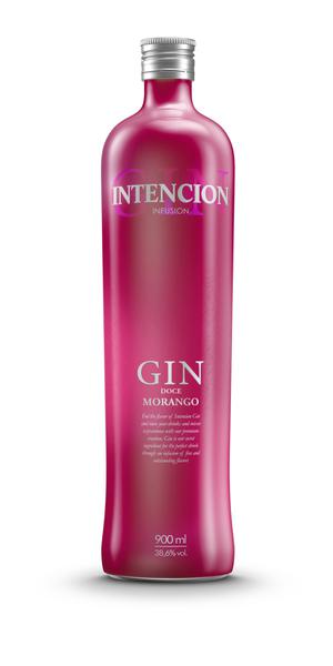 GIN INTENCION 900ML MORANGO