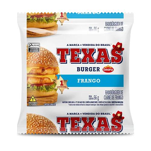 HAMBÚRGUER TEXAS BURGUE SEARA FRANGO 56G
