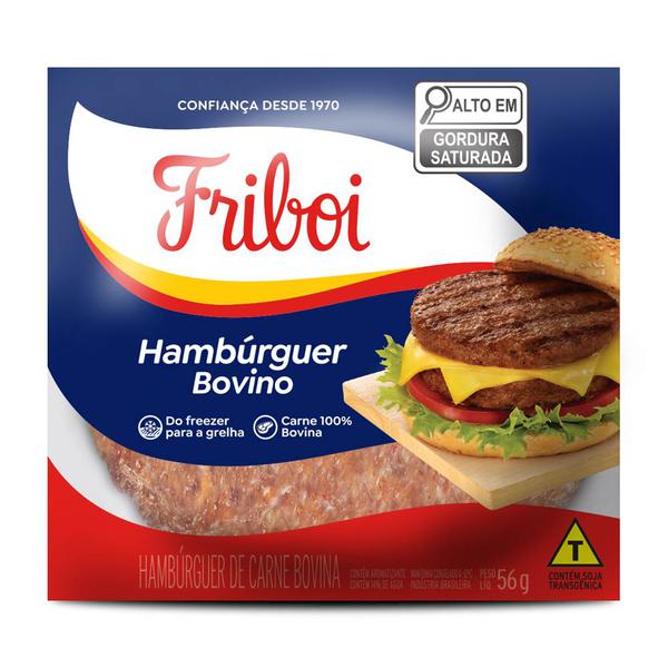 HAMBURGUER FRIBOI 56G CARNE
