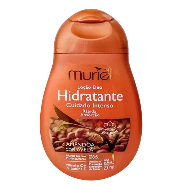 HIDRATANTE MURIEL AMÊNDOA C/AVELÃ 200ML