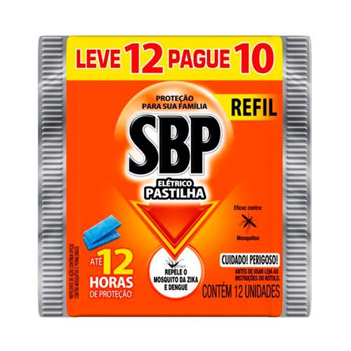 INSETICIDA PASTILHA SBP 12UND REFIL