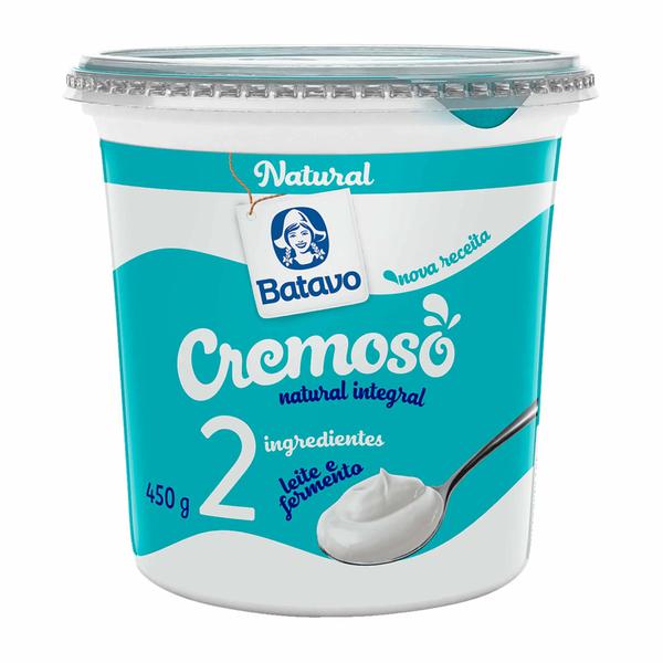 IOGURTE BATAVO 450G NATURAL INTEGRAL