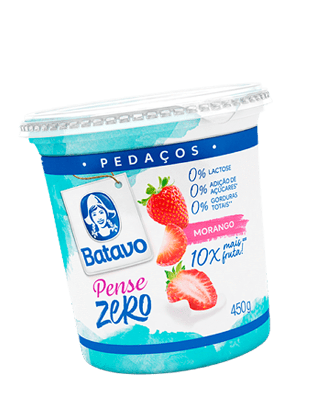 IOGURTE BATAVO 450G PENSE ZERO MORANGO