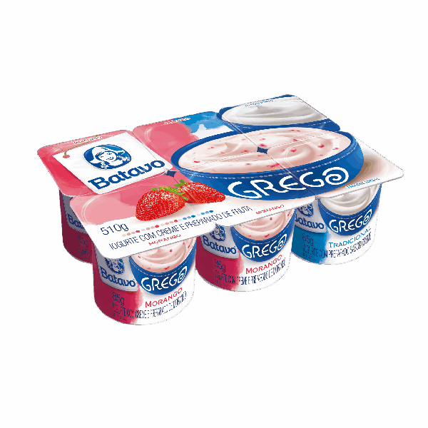 IOGURTE BATAVO 510G GREGO MORANGO TRADICIONAL
