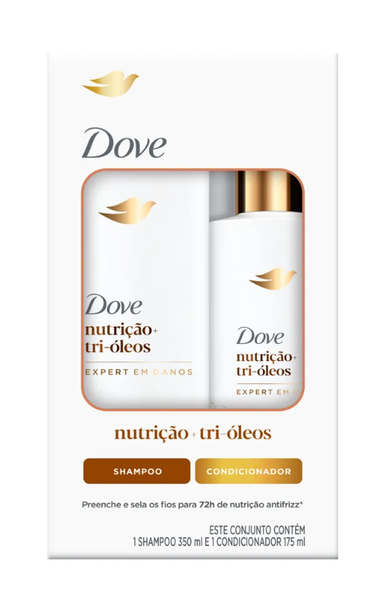 KIT DOVE SH+CD 400ML PROT/TERM