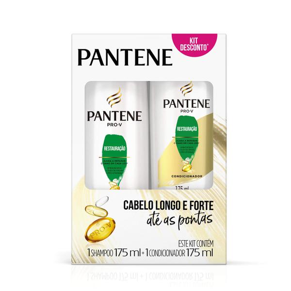 KIT PANTENE SHAMPOO 175ML CONDICIONADOR 175ML RESTAURAÇÃO