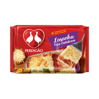 LASANHA 600G PACOTE PERDIGÃO CABALBRESA