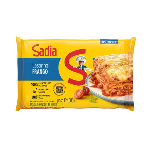 LASANHA 600G SADIA FRANGO