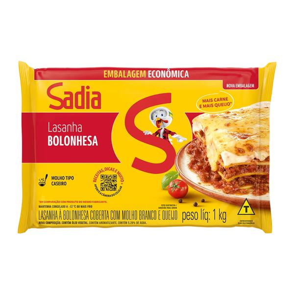 LASANHA SADIA 1K BOLONHESA
