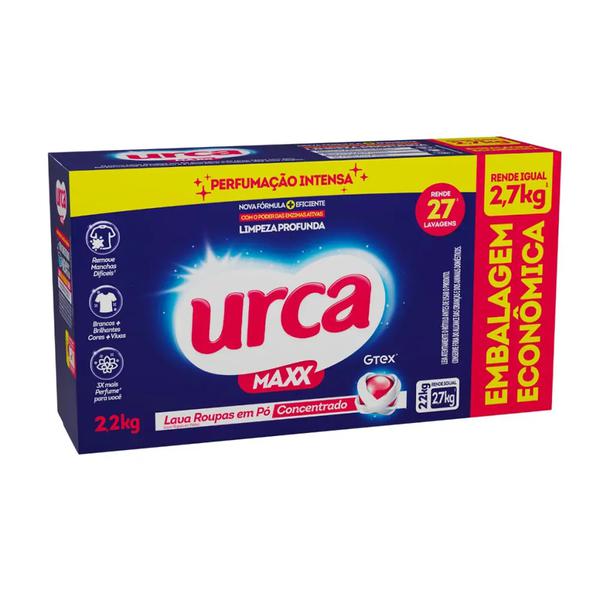 LAVA ROUPAS EM PÓ URCA 2,2KG CONCENTRADO