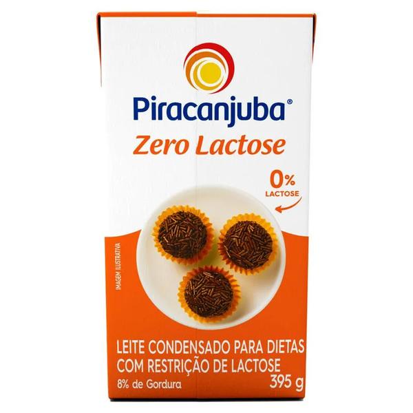 LEITE CONDENSADO PIRACANJUBA 395G ZERO LACTOSE