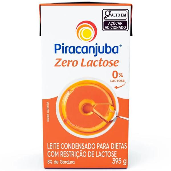 LEITE CONDENSADO PIRACANJUBA 395G ZERO LACTOSE